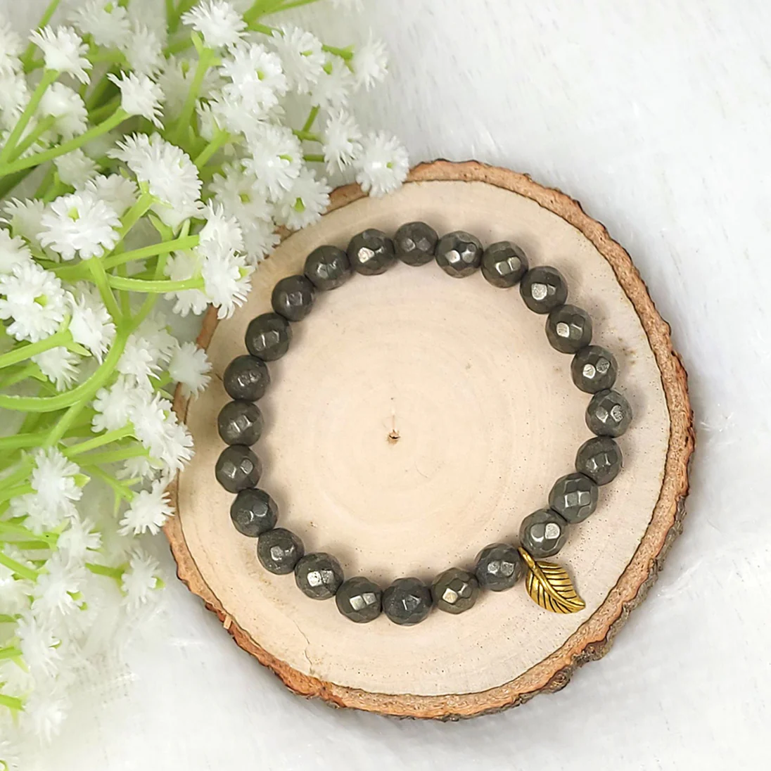 Pyrite Crystal Bracelet